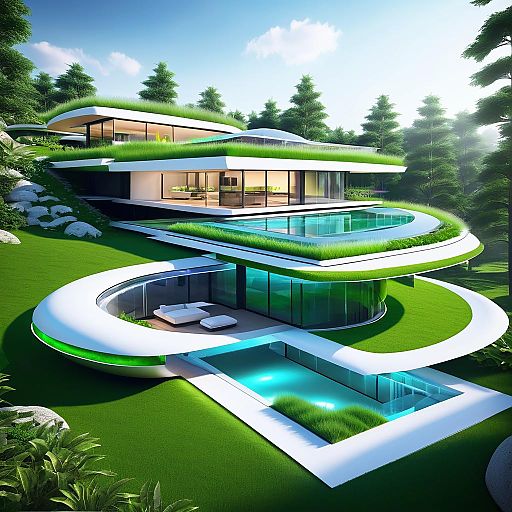 Futuristic Eco-Home: A Sustainable Haven Futuristic Eco-Home: A Sustainable Haven