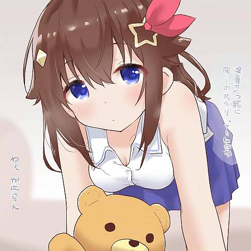 Illustration of Ankimo (tokino sora), hololive in the style of Natsu no koucha