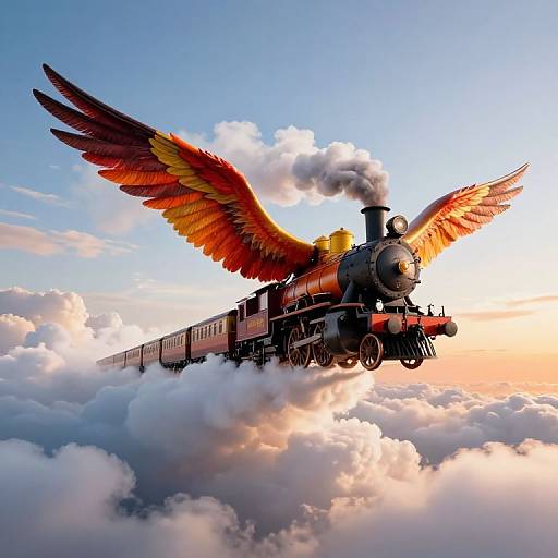 Phoenix Steam Engine Soaring Skyward