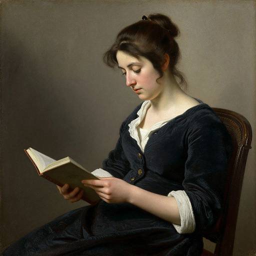 Camille Corot Woman Reading Artwork