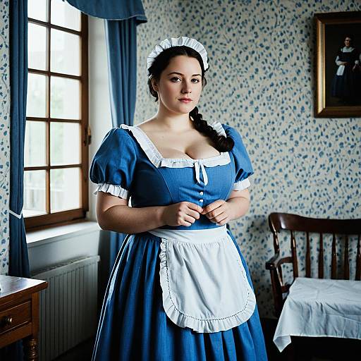 Plus Size Traditional Maid Costume