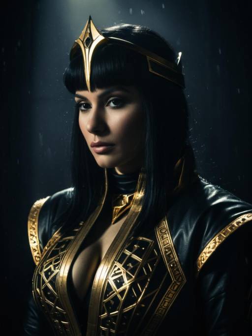 Woman in Haman Karn Cosplay Costume