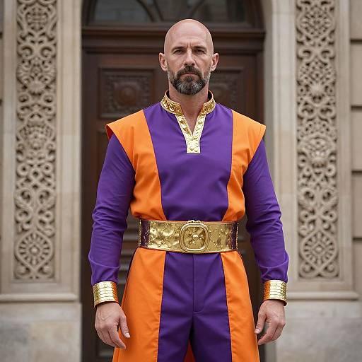 Stylish Mature Man by Ornate Building