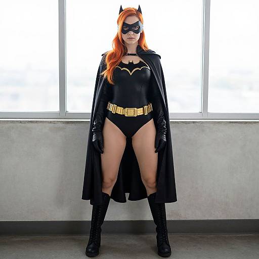 Realistic Adult Batgirl Costume Portrait