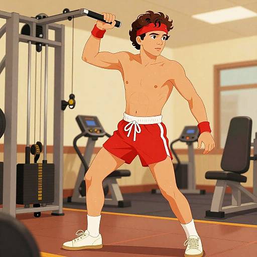 Tom Holland 1980s Retro Workout