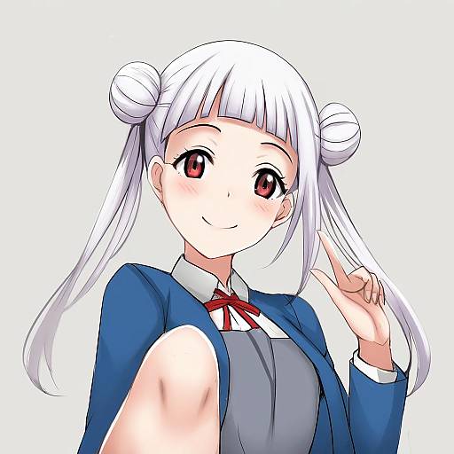 Illustration of Arashi chisato, love live! in the style of Nonoririn