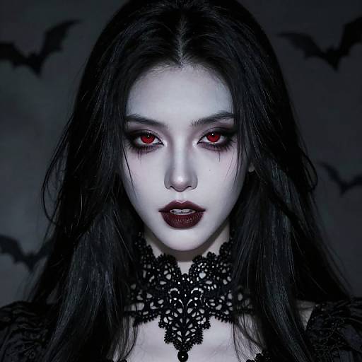 Hyper-Realistic Vampire Portrait