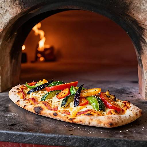 Wood Oven Roasted Vegetable Calzone