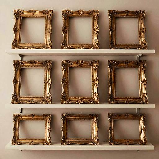 Vintage Frames Digital Shop Display