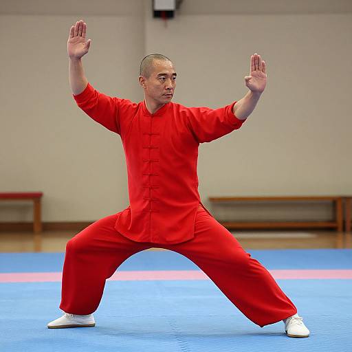 Ving Tsun Kung Fu Martial Pose