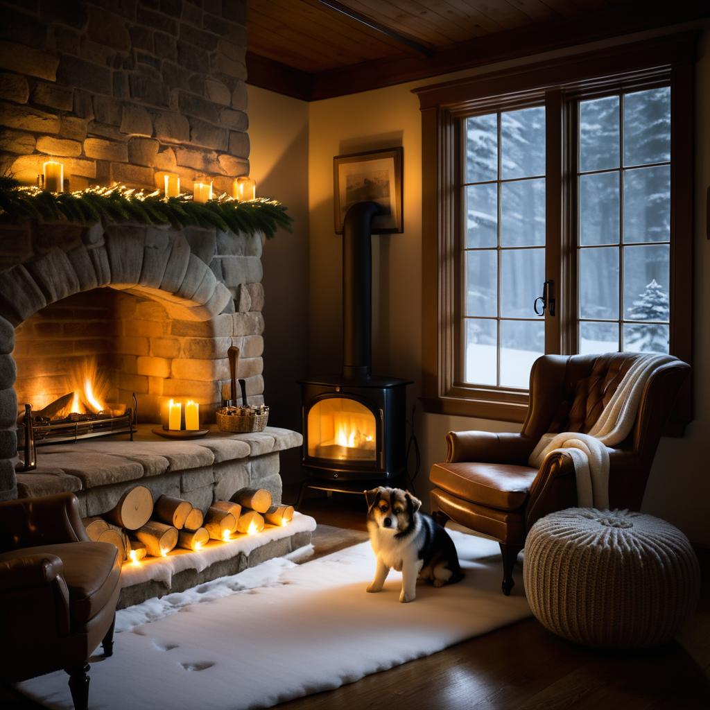 Cozy Elegance: A Winter Retreat