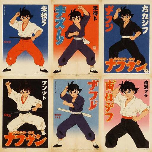 Retro Vintage Japanese Movie Posters