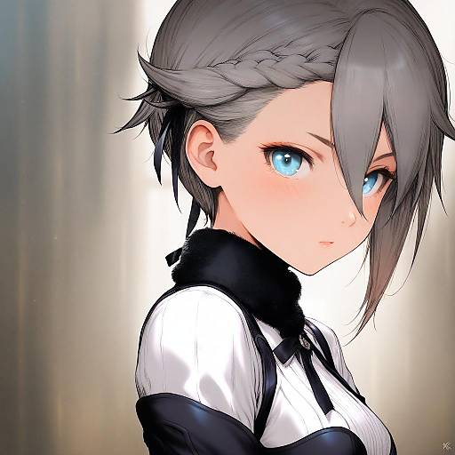 Illustration of Ange (princess principal), princess principal in the style of Rustle