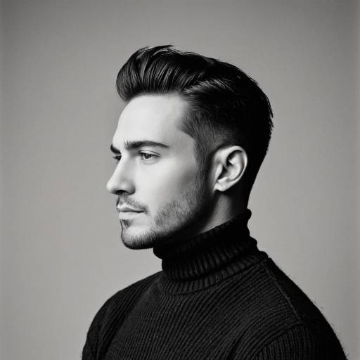 Stylish Man Portrait in Studio Lighting