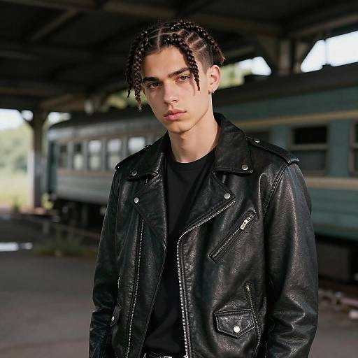 High Top Twists in Moody Urban Setting