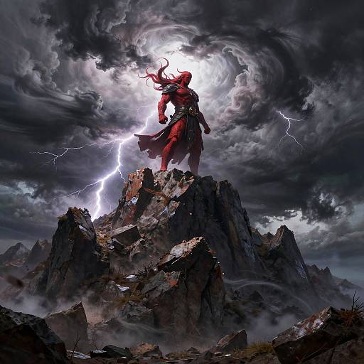 Powerful Ghorm on Stormy Peak