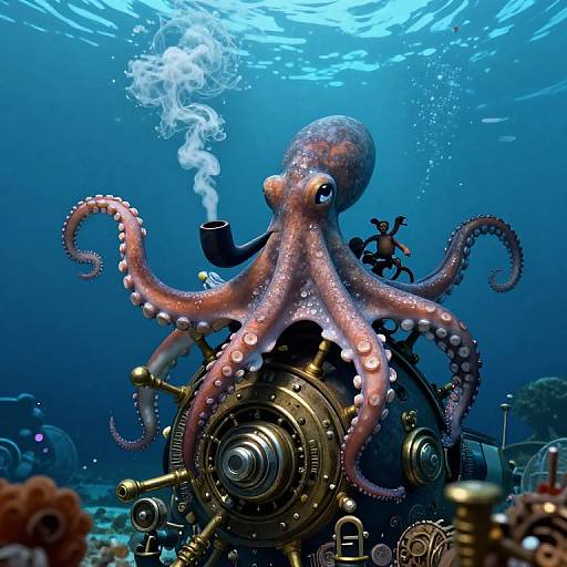Octopus Helm Submarine Adventure