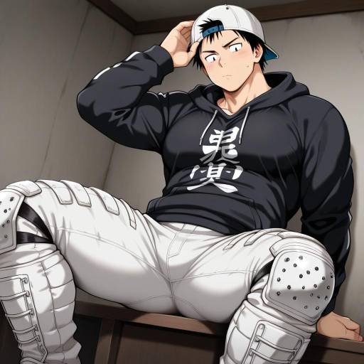 Illustration of Aikawa (dorohedoro), dorohedoro in the style of Suwa yasai