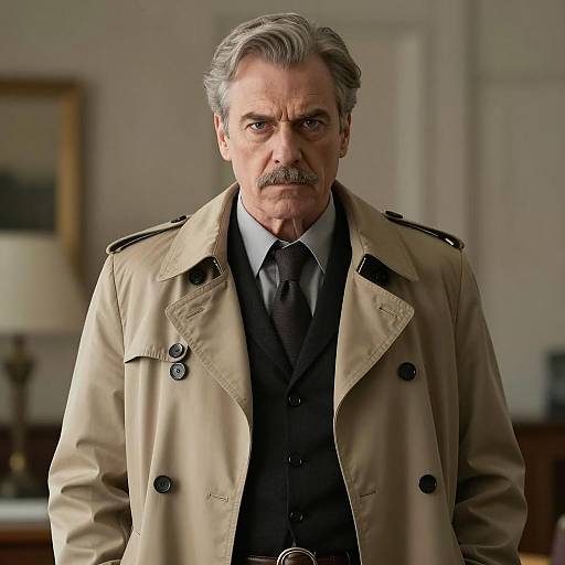 Photorealistic Portrait of Iconic Male Character