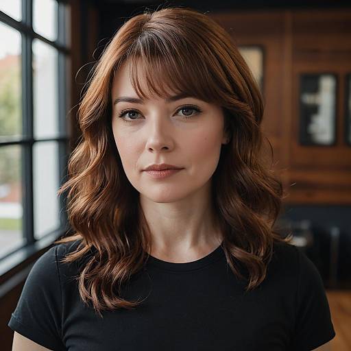 Elegant Portrait in a Polished Office