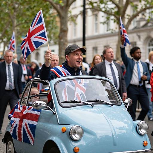 Union Flags Wave Amid Brexit Reflections
