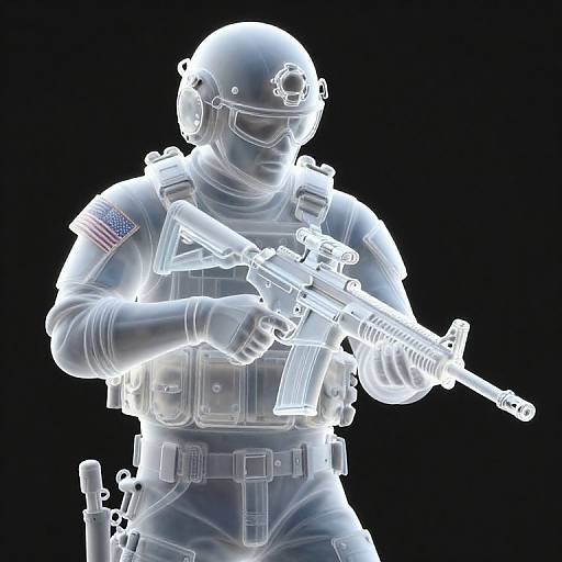 Translucent American Delta Force Deserter