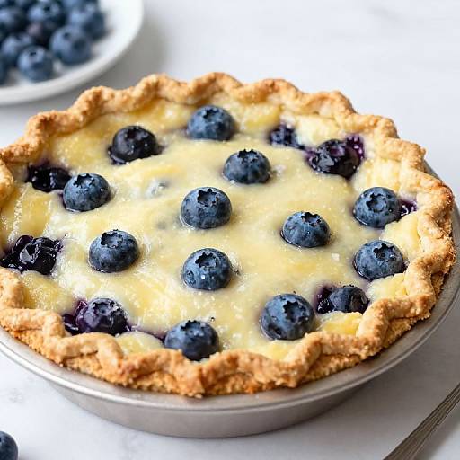 Delicious Blueberry Buttermilk Pie Recipe