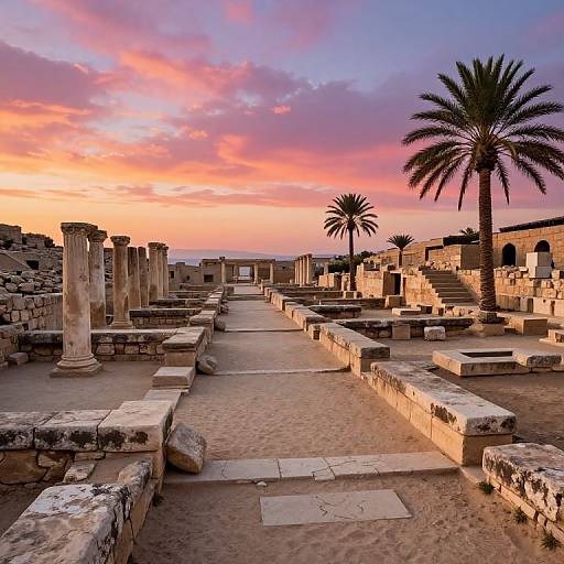 Adulis Ancient Port Ruins at Sunset