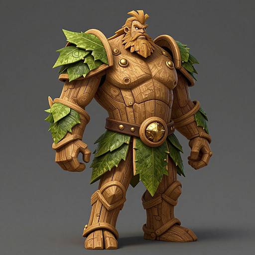 Burly Fairy Soldier in Leaf Armor