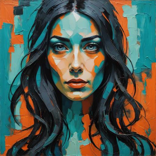 Expressionist Portrait of a Woman