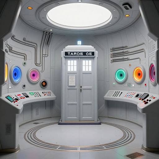 Cinematic Tardis Room Visual Effects