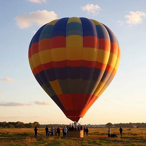 Golden Hour Hot Air Balloon Celebration