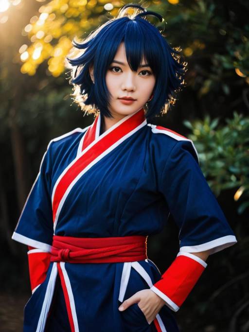 Realistic Man Cosplaying Ryuko Tatsuma