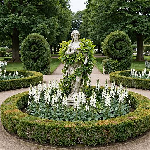 Carolyne Roehm Garden Parterre Scene