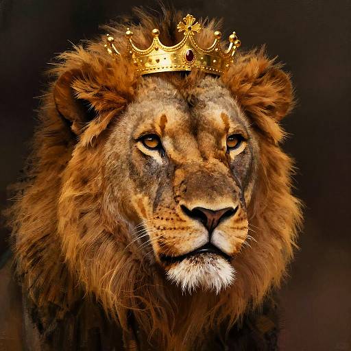 Regal Lion King Portrait
