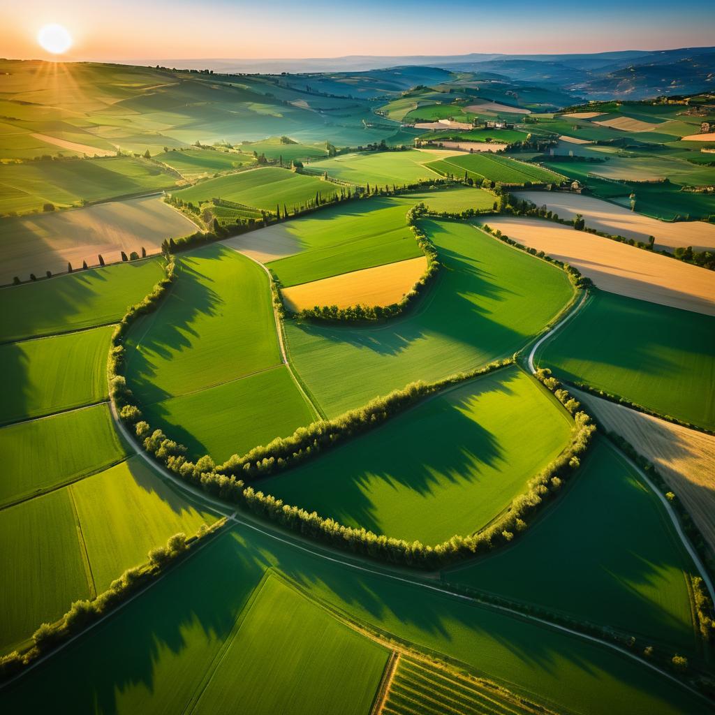 Breathtaking Aerial Views of Italian Countryside