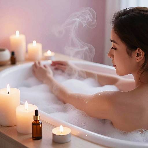 Soothing Zelfzorg Bath Scene