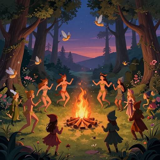 Enchanted Woodland Mythical Gathering
