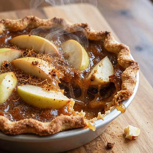 Rustic Gooey Apple Cinnamon Pie