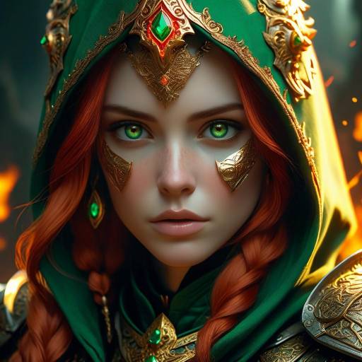 Cinematic Portrait of a Fantasy Warrior