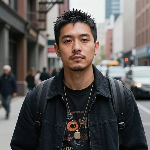 Edgy Urban Street Fashion Portrait