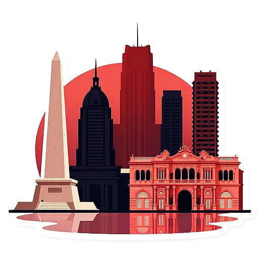 Tango-Inspired Buenos Aires Skyline