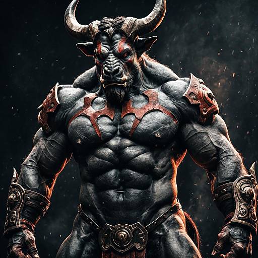 Photorealistic Minotaur Concept Design