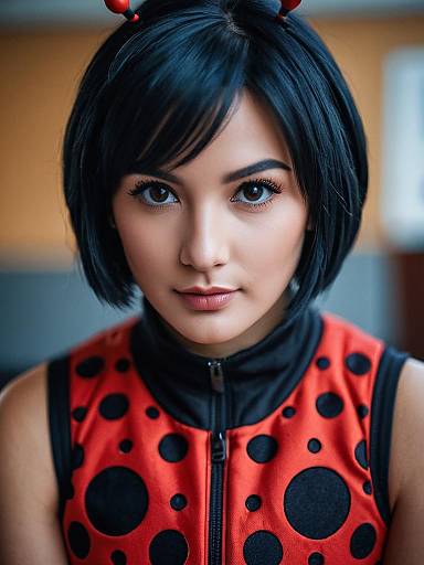 Realistic Ladybug Miraculous Costume Portrait