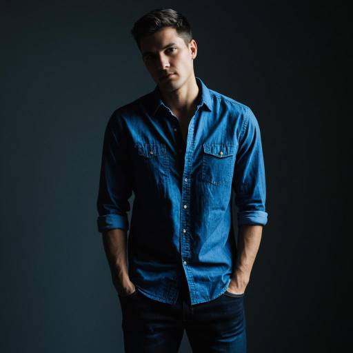 Modern Casual Menswear in Dramatic Light