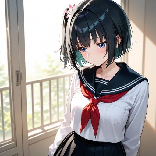 Illustration of Amemori sayo, nijisanji in the style of Akchu