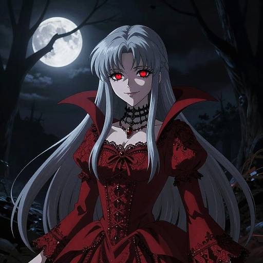 Moonlit Vampire Maiden from Below