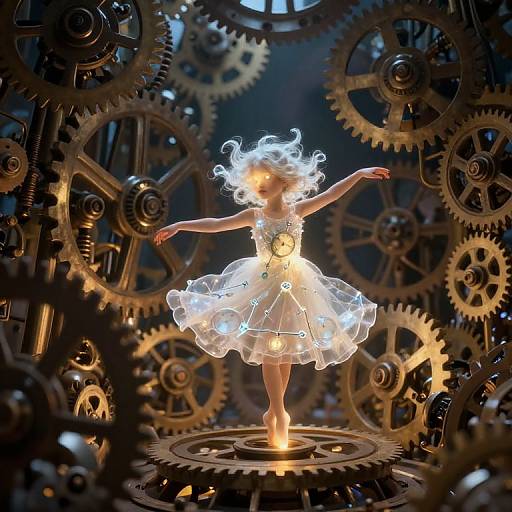 Enchanting Dance Within Tower Gears