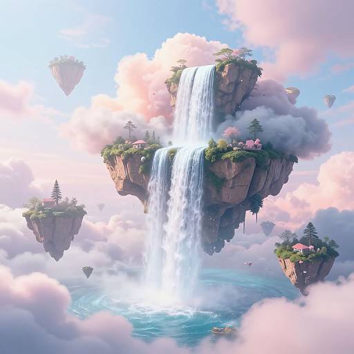 Buoy-Themed Surreal Floating Islands