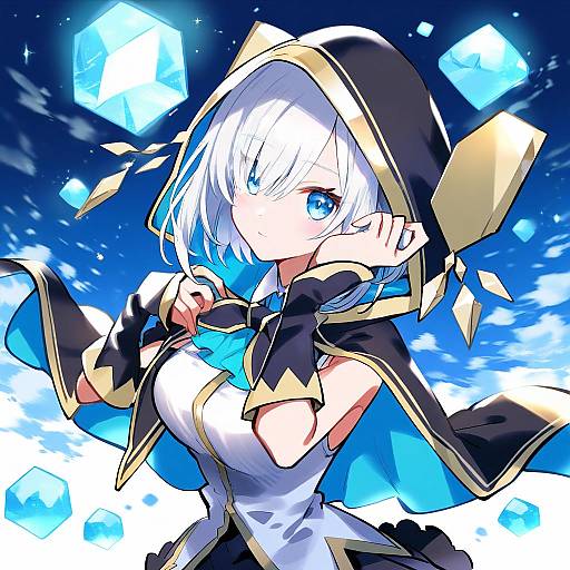 Illustration of Ars almal (1st costume), nijisanji in the style of Shinoasa